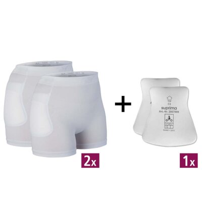 suprima hip protector  set 2 slips protectors hand-wash