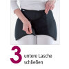 suprima Physioprotect Hüftschutzgürtel mit integrierten Protektoren Klettverschluss M