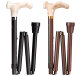 Gastrock cane Deluxe-Comfort-folding stick marbled