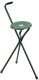 Gastrock cane with seat Trio Maxi Deluxe green