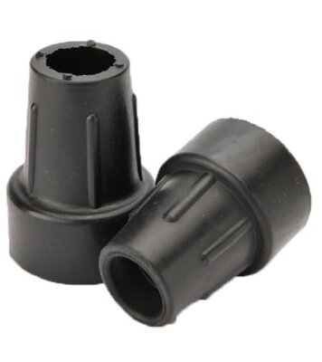 Gastrock Crutch capsule with steel insert black each 2 pieces