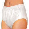 suprima incontinence PVC brief pull-on style 36 transparent-blue