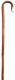 Gastrock cane Chestnut shepherd stick natural brown