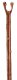 Gastrock cane Chestnut thumb stick natural brown