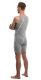 suprima sleeveless bodysuit with back zip