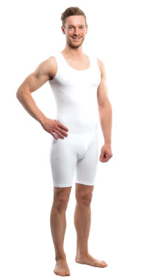 suprima Pflegebody ohne Arm Rückenreißverschluss XXL - 2extra large weiß