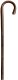 Gastrock cane Chestnut ladies walking stick brown