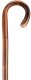 Gastrock cane Chestnut Walking stick flamed