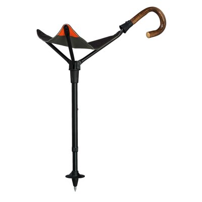 Gastrock Sitzstock Praktus Safety Eiche Höhenverstellbar