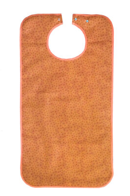 suprima polyester adult bib with press studs