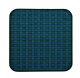 suprima seat protector blue green check