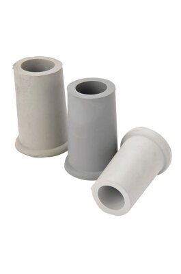 Gastrock Gummipuffer für Schirme und Stöcke in grau 2er-Pack Ø 18 mm