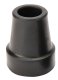 Gastrock Gummipuffer mit Stahleinlage für Metallstöcke (2er-Pack) schwarz Ø 18 mm