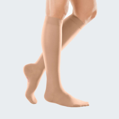 medi mediven elegance CCL 1 AG Thigh stockings normal topband sensitiv wide soft toe schwarz IV