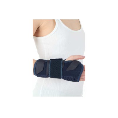 Schiebler Elastic wrist mid-hand bandage left black L
