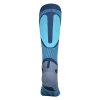 Sportstrümpfe Bauerfeind Sports Ski Performance Compression Socks men blau XL 38-40