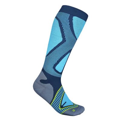 Sports Socks Bauerfeind Sports Ski Performance Compression Socks men blue XL 41-43