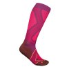 Sportstrümpfe Bauerfeind Sports Ski Performance Compression Socks women pink L 41-43