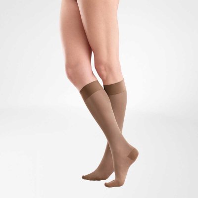 Support stockings Bauerfeind VenoTrain act sheer elegance