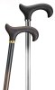 Ossenberg light metal cane with gradient derby grip