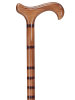 Ossenberg wooden cane bamboo design derby handle