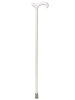 Ossenberg wooden cane white derby handle