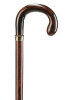 Ossenberg wooden cane brown round hook handle made of...