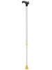Ossenberg light metal cane white anatomical handle