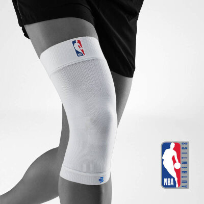 Knee Bandage Bauerfeind Sports Compression Knee Support NBA weiß S