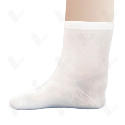 Ihle diabetic lady sock fine extra wide white 39-42
