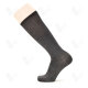 Ihle diabetic knee-length support stocking wool darkgrey mel 35-38