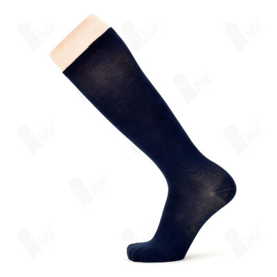 Ihle diabetic knee-length support stocking cotton marine 47-50