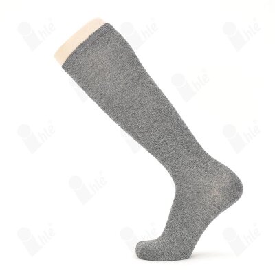 Ihle diabetic knee-length support stocking cotton lightgrey mel 43-46