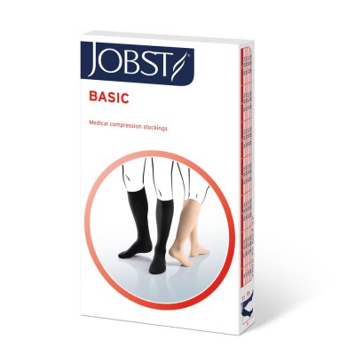 Jobst Basic KKL 2 AD Kniestrümpfe regular geschlossene Fußspitze haut IV