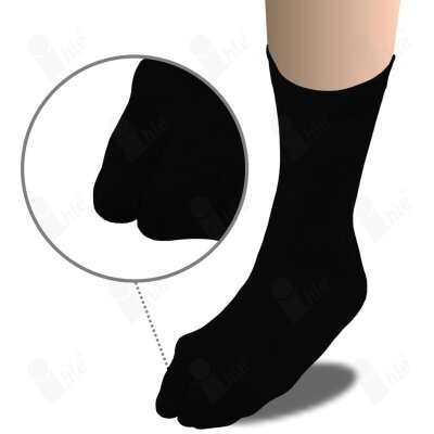 Ihle Diabetiker Hallux-Valgus-Socke schwarz 43-46