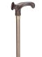 Ossenberg light metal cane anatomical handle bronze brass ring