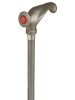 Ossenberg light metal cane anatomical handle grey