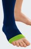 medi Rehab one KKL 1 AG Schenkelstrümpfe Mikronoppen-Haftband sensitiv kurz offene Fußspitze lime/blue III