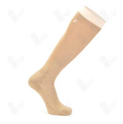 Ihle diabetic knee-high half plush stockings beige 35-38