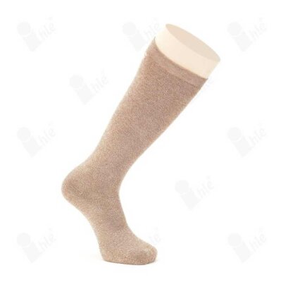 Ihle Diabetiker Kniestrumpf voll plüsch beige mel 39-42
