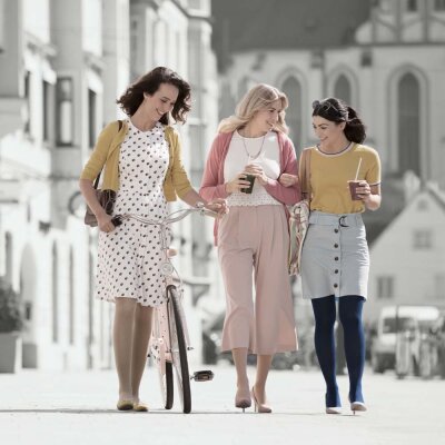 Juzo Inspiration KKL 2 AG Schenkelstrümpfe extra kurz Balancehaftrand 5 cm geschlossene Fußspitze sesam VI