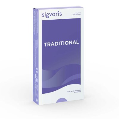 SIGVARIS Specialities Traditional KKL 2 AD Kniestrümpfe short offene Fußspitze beige S