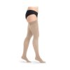 SIGVARIS Essential Thermoregulating CCL 2 AG Thigh stockings short Quadrinova Noppenhaftrand open toe nature S Plus