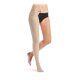 SIGVARIS Essential Thermoregulating CCL 2 AG Thigh stockings short Quadrinova Noppenhaftrand open toe nature S Plus