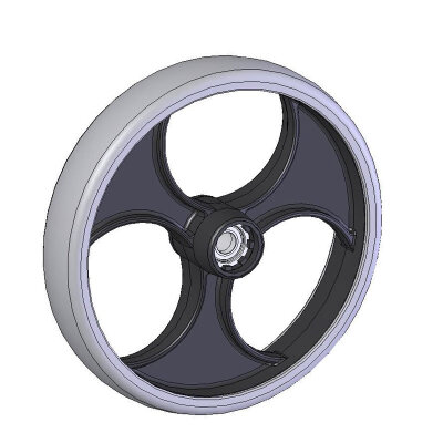 TOPRO Grip front wheel spare wheel for Troja Classic