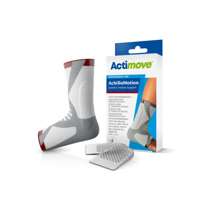 Achillessehnenbandage BSN medical Actimove AchilloMotion weiß-rot-grau L