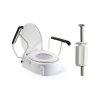 Russka spare part toilet seat with rubber buffers for...