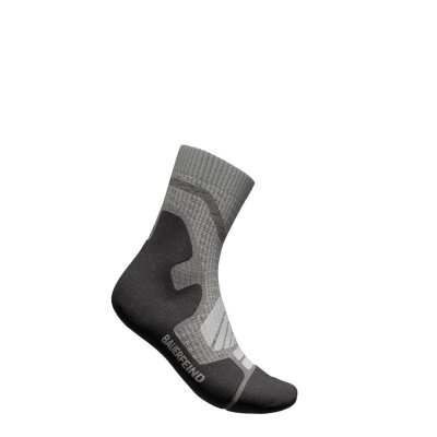 Sports Socks Bauerfeind Sports Outdoor Merino Mid Cut Socks women stone grey 35-38