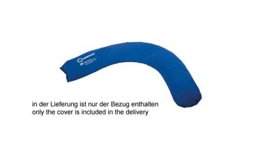 SHP Textilbezug blau Halbmondkissen S 142x25 cm