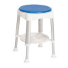 Russka Shower stool with soft swivel seat and shelf